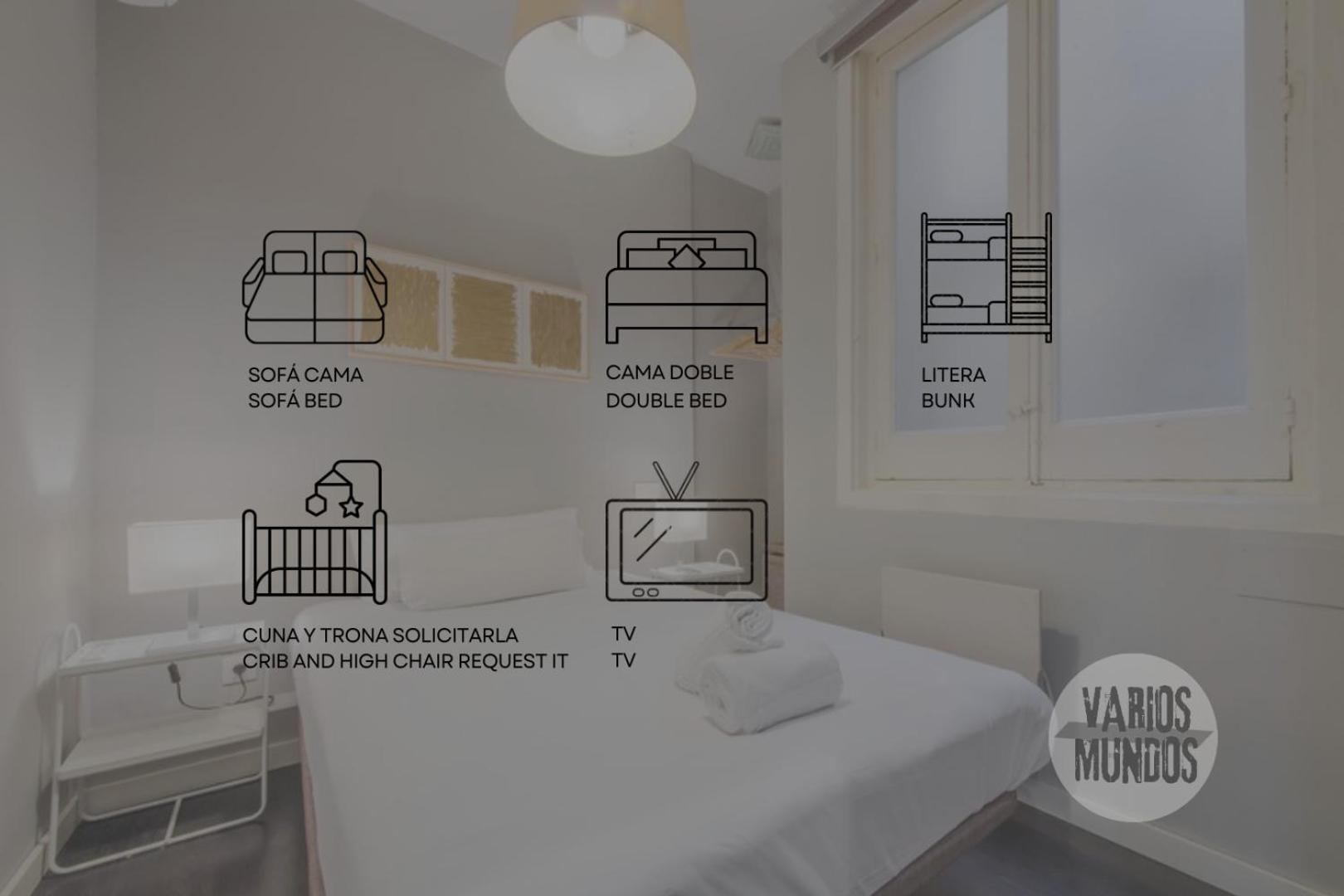 Great Apt Para 6Pax In The Heart Of Madrid Center Exterior photo